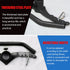 KORIKAHM Home Gym Fitness Spreader Bar Multi-Grip Wide Lat Pull Down Bar for Cable Pulley System