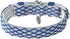 Blueberry Pet Diamond Pattern Adjustable Neoprene Padded Dog Collar - Royal Blue, Neck 17-20.5", for Large Breed