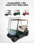 KEMIMOTO Foldable Golf Cart Windshield, Portable Lightweight PVC Compatible with EZGO TXT 1994-2013
