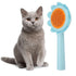 Pet Slicker Brush for Dogs, Cats, Rabbits, Self Cleaning Massage Grooming Brush for Shedding