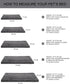 Washable Dog Bed Mat, Reversible Soft Fluffy Pet Crate Pad for Large Medium Small Dogs, 47 x 29 Inch, Grey