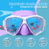 Kids Diving Mask, 180° Anti-Fog Swim Mask with Tempered Glass and Nose Cover for Diving and Snorkeling