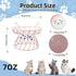Raised Pet Food and Water Bowl, Cat and Small Dog Bowl, Tilted Ceramic Cat Water Bowl No Spill,15oz, Dishwasher Safe
