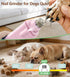 Zoxalru 2-in-1 2 Trimmer Dog Nail Clipper & Nail Grinder with LED Lights Splash Guard for Large Medium Small Cats Dogs