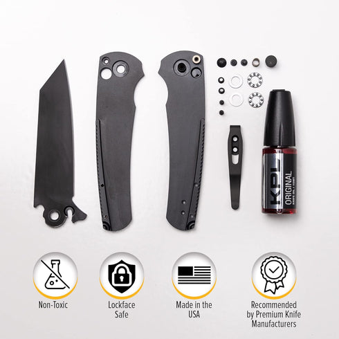 KNIFE PIVOT LUBE Original Knife Oil, Synthetic Pocket Knife Lubricant, Premium Knife Oiler Bottle (10ml)