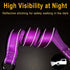 Reflective Slip Dog Collar with Soft Padded Loop for Dogs Training (5/8" W x 15.5" L, Purple), Suitable for 20-38 lbs