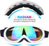 Ski Goggles, Pack of 2, Snowboard Goggles for Kids, Boys & Girls, Youth, Men