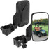 Golf Cart Mirrors, Universal Rear View for 0.7"-1.35" Square Rail, 360° Rotation, No Drilling