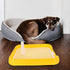 ULTECHNOVO Dog Litter Box Mesh Training Toilet Potty Tray for Puppy and Small Size Dog Indoor Dogs Potty Training Pads