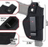 Magnetic Gun Mount Holsters for Car,Truck,Desk,Wall.Gun Holder,Concealed Gun Magnet for Vehicle,Fits Glock,M&P Shield