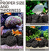 INOOMP Aquarium Lava Rocks, 1 Set of Black Volcanic Rocks, Natural Lava Pebbles for Planter, Fireplaces, Fire Pits,