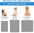 34"x52" (2 Pack) Washable Reusable Dog Pee Pads, Absorbent & Waterproof Puppy Training Pad for Crate, Playpen & Carpet