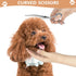 Niura Set Pet Grooming Scissors - Professional Stainless Steel Grooming Kit with Curved, Straight, Thinning, Round Tip