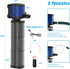 TARARIUM 660GPH Aquarium Filter for 100-300 Gallon Fish Tank, Submersible Water Pump, Turtle Tank Filter