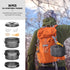 Lixada Camping Cookware Mess Kit, 10pcs Non-Stick Lightweight Stackable Pot Pan Bowls with Storage Bag for Hiking