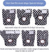 4 Pack FMG01XL CuteBone Washable Female Dog Diapers Reusable Doggie Heat Diapers for Period