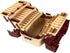 Flambeau Outdoors 2059 Portable All-Weather Tackle Storage - 7-Tray, Maroon/Tan