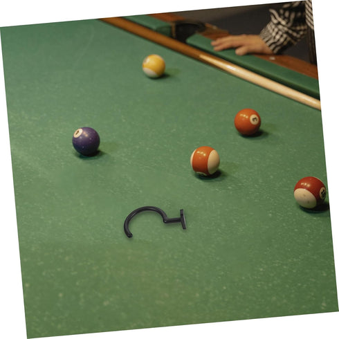 BESPORTBLE Convenient Billiard Hook Pool Table Side Hanger Multi-function Snooker Hook Pool Cue Holder Billiard Table