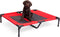 Internet's Best Elevated Dog Bed - Medium - Red - 30 x 24.5 - Cool Breathable Mesh - Indoor/Outdoor Use