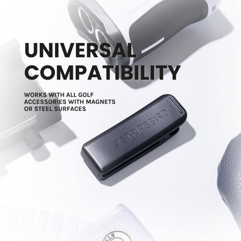 Golf Magnetic Belt Clip (Black), Ultra-Strength Neodymium Magnet for Attaching Accessories to Belt