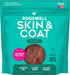 DOGSWELL Jerky Treats for Dogs, Skin and Coat Salmon Recipe, 18 oz.