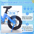 Kids Bike Kickstand for 16 Inch Wheel Bicycle, Single-Side Rear Mount Support Racks Blue for Boys and Girls