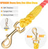 Dog Leash 5 FT, Handmade Braided Cotton Rope for Small, Medium, Large Dogs, Colorful Rainbow with Heavy Duty Clasp