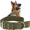 Buckle Dog Collar, 2 Wide Adjustable Nylon Military Tactical Collars, Heavy Duty