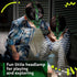 Skywin Kids Headlamp, 2 Pack Dinosaur Headlamp for Kids, Squeeze Mouth to Switch, Adjustable Strap for Camping