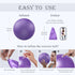 Soft Pilates Ball 9 Inch, Ideal for Physical Therapy, Yoga, Core Medicine, Mini Rubber Fitball