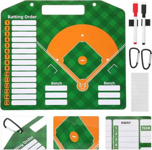 1set Yardwe Sports Baseball Training Board Portable Dry Erase Clipboard for Lightweight for Baseball Practice