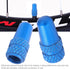 RiToEasysports 2Pcs Aluminium Alloy Bike Valve Stem Accessories for Mountain Bike, Road Bike (Light Blue) and Spare