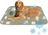 imiBBWQu Dog Cooling Mat Cute Cats Green White Dog Cooling Mat Pad Washable