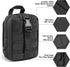 Gogoku 2-Pack 1000D First Aid Pouch Nylon Tactical Molle Medical Pouch Utility Pouch for Outdoor Activities Medical