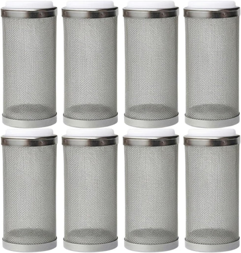 baoauh Aquarium Stainless Steel Mesh Filter Guard 10pcs Aquarium Fish Tank Filter Steel