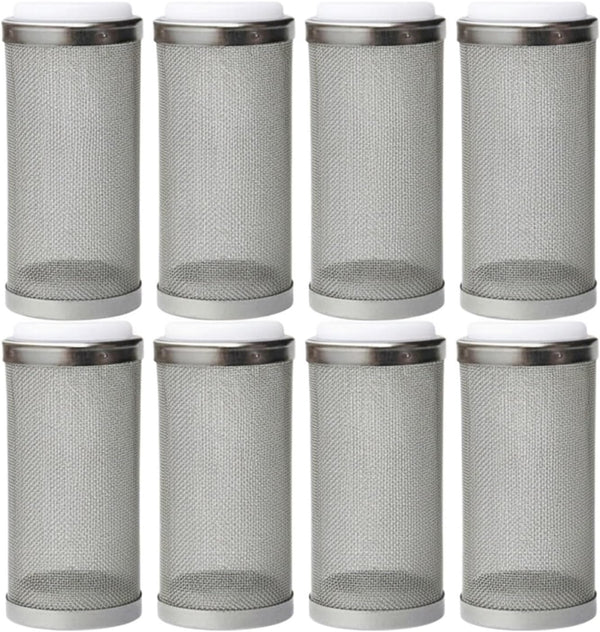 baoauh Aquarium Stainless Steel Mesh Filter Guard 10pcs Aquarium Fish Tank Filter Steel