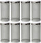 baoauh Aquarium Stainless Steel Mesh Filter Guard 10pcs Aquarium Fish Tank Filter Steel
