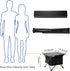 SOUJOY Camping Side Table, Small Folding Beach Table with Storage Bag for Outdoor Cooking, BBQ, Hiking