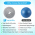 Serenilite Stress Balls for Adults, Squeeze Ball for Hand Therapy & Grip Strengthening, Physical Therapy Balls