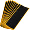 Black PU Foam Fingerboard Grip Tape 50 Pack 4.33"x1.5" 0.04" Thick Self-Adhesive