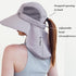 LMLALML Women's Sun Hats, Wide Brim UPF 50+ UV Protection Hiking Fishing Gardening Hats with Neck Flap
