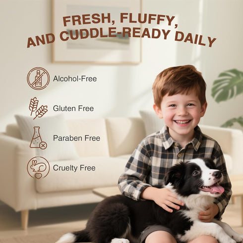 4.06 oz Dog Cologne & Pet Perfume Long-Lasting Coconut & Vanilla Scent | Alcohol-Free Deodorizing Spray for Dogs
