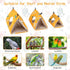Rypet Winter Warm Bird Nest House - Hanging Hammock Velvet Shed Hut for Parrots, Parakeets, and Budgies (Yellow)