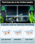 Pawfly Aquarium Fish Breeding Box, Acrylic Hatching Box with 6 Suction Cups for Baby Fish