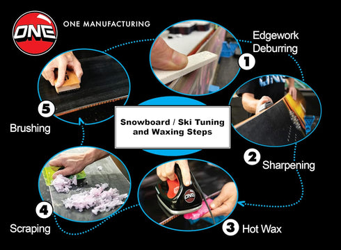 OneBall 4WD Snowax Snowboard Wax - Cool, 60g