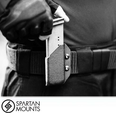 Spartan Mounts Wall Display for Mag - Firearm Accessories, Magazine and Ammo Storage, Organization, Black