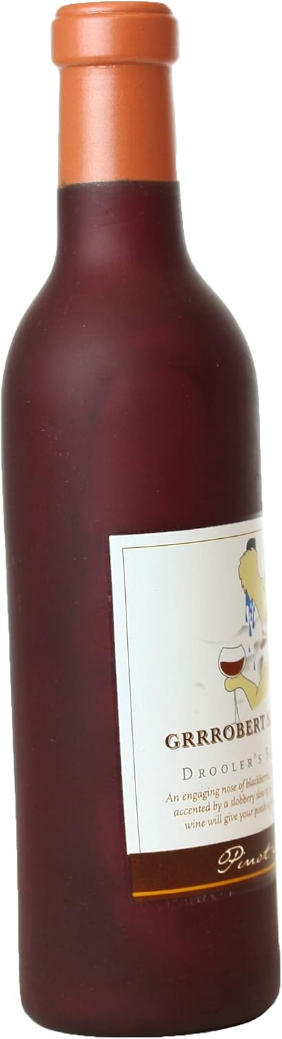 100% SILLY SQUEAKERS-Wine Bottles - Dog Toy - Vinyl. Made Durable & Strong. Novelty Play Toy. Many Bottles to Choose