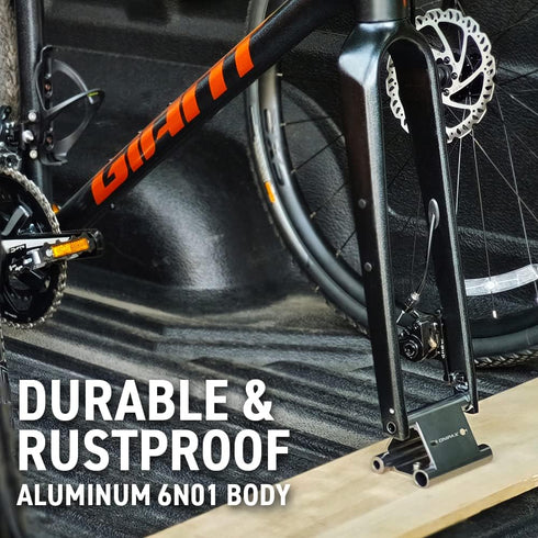 Triangle Bike Fork Mount Hitch Rack, 100mm with 9mm Quick Release for 9mmx100mm, 12mmx100mm, 15mmx100mm