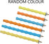 Hypeety Wood Perch Stand Paw Grinding Stick Toy for Bird Cage - Colorful Platform for Parrot Budgies Cockatiels (Random