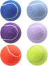 Pet Dog Playing Balls, 6 Pack Advanced Training Tennis Balls for Dogs, Good for Beginner Training, Polychrome Canned